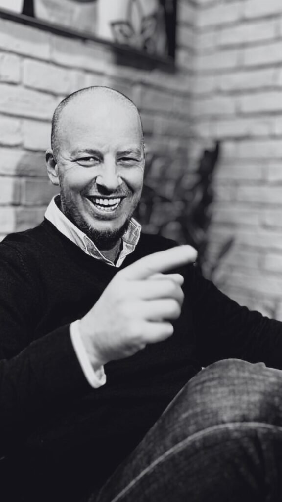 Portrait of Raul Gabriel Nagy, the visionary artist behind RAGANA Design and the Architecture of Divinity.