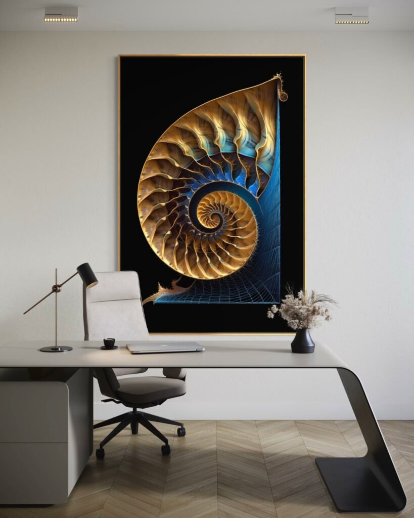 Gold Colorful Fibonacci