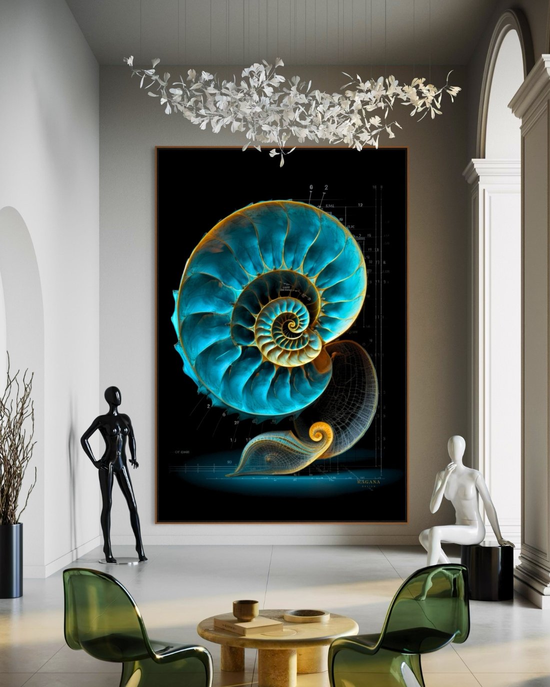 The Luminescent Nautilus Limited Sacred Edition | RAGANA Design vibrant, living energy,